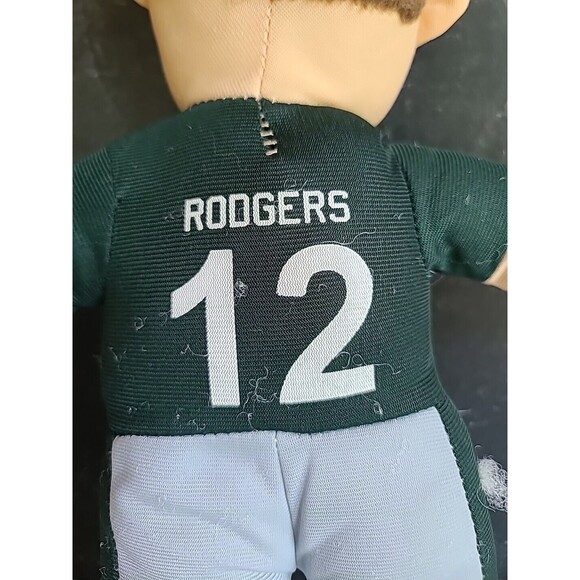 #12 Aaron Rodgers Plush Green Bay Packers Bleacher Creatures 2014 NFL   (A) - Picture 6 of 10
